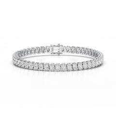 11.70 CT Oval Lab Grown Diamond Tennis Bracelet