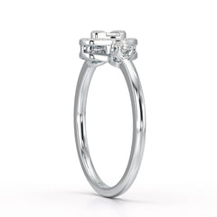 0.27 CT Baguette Shape Lab Grown Diamond Ring