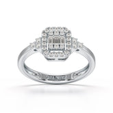 0.46 CT Baguette Lab Diamond Ring