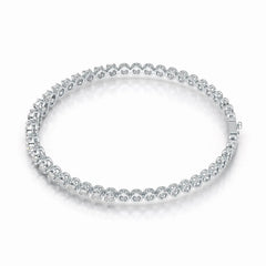 2.84 CT Round Cut Lab Diamond Tennis Bracelet Jama Jewels