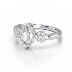 Marquise Cut 0.5 CT Lab Grown Diamond Ring Jama Jewels