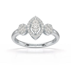 Marquise Cut 0.5 CT Lab Grown Diamond Ring Jama Jewels