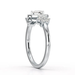 Pear Cut 0.5 CT Lab Grown Diamond Ring Jama Jewels