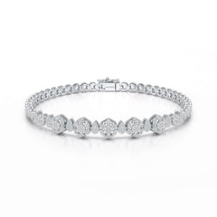Exquisite 1.15 CT Lab Created Diamond Bracelet