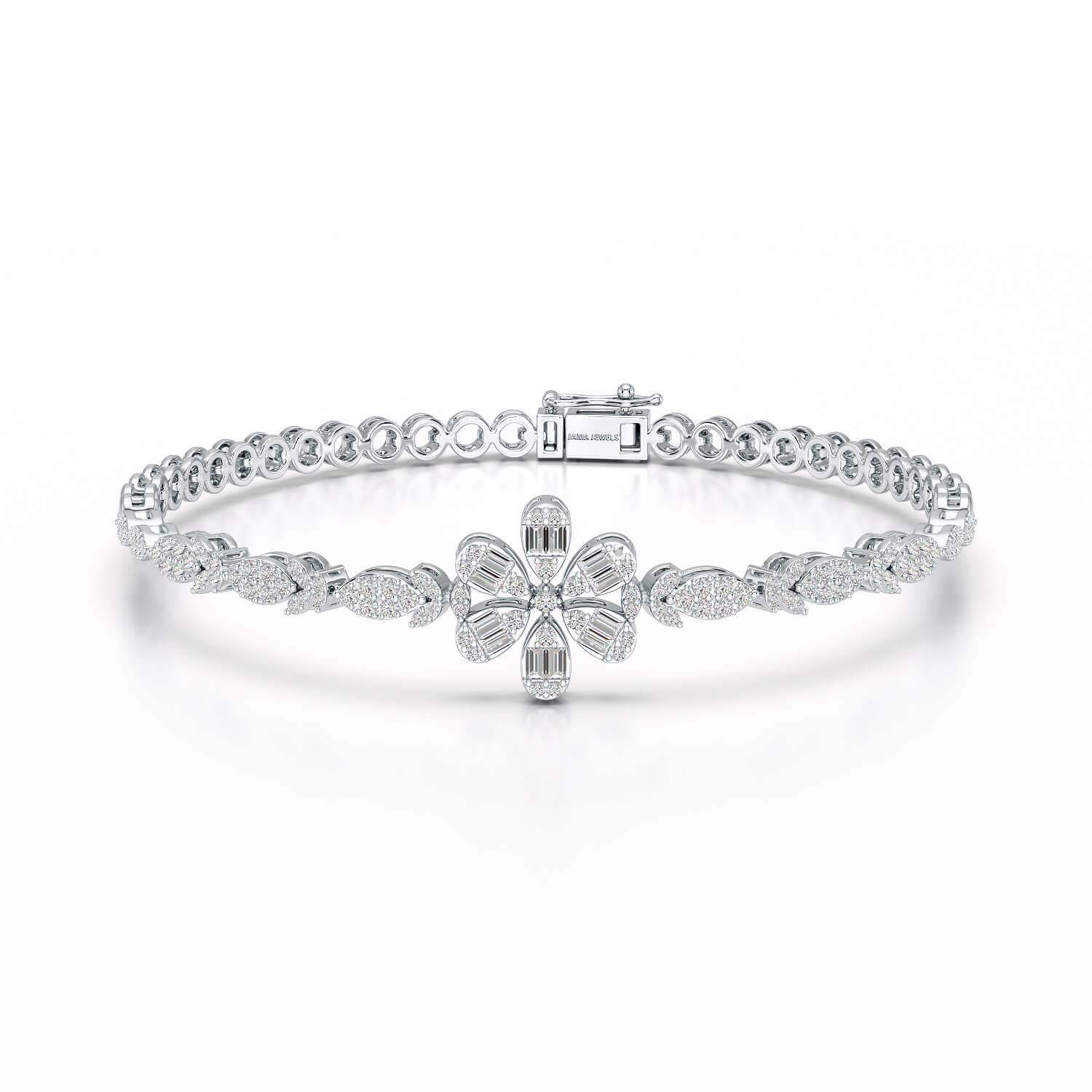 Baguette Cut 1.17 CT Lab Diamond Bracelet