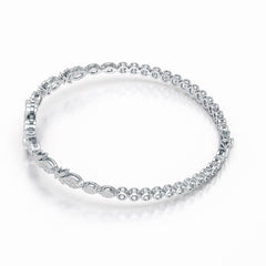 Baguette Cut 1.17 CT Lab Diamond Bracelet