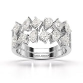 1.38 CT Two Layer Lab Diamond Ring