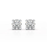 1.38 CT Single Diamond Stud Earrings - Jama Jewels