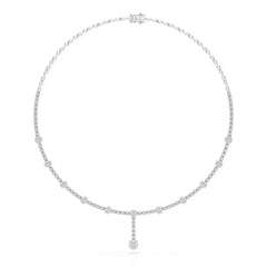 2.4 CT Lab Diamond Drop Necklace Jama Jewels