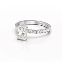 1.88 CT Radiant Cut Lab Diamond Ring Jama Jewels