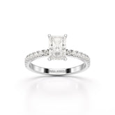 خاتم ألماس مخبري بقطع راديانت بوزن 1.88 قيراط