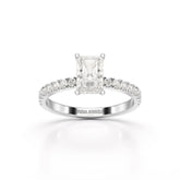 1.88 CT Radiant Cut Lab Diamond Ring Jama Jewels