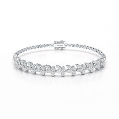 1.95 CT Marquise Cut Diamond Lab Created Bracelet