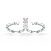 1.98 CT Lab Diamond Pear Cut Ring