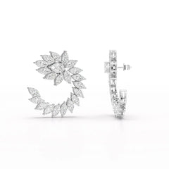 12.2 CT Marquise Cut Lab Diamond Earring Jama Jewels