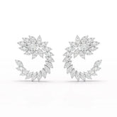 12.2 CT Marquise Cut Lab Diamond Earring Jama Jewels
