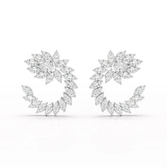 12.2 CT Marquise Cut Lab Diamond Earring Jama Jewels