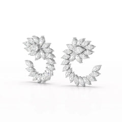 12.2 CT Marquise Cut Lab Diamond Earring Jama Jewels