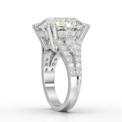 12.75 CT Round Cut Solitaire Lab Diamond Ring Jama Jewels