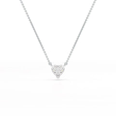 1 Ct Lab Grown Diamond Heart Pendant