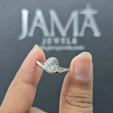 1.10 CT Heart Halo Bypass Diamond Ring (Ready for Delivery)