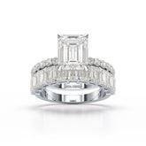 6.24 CT Classic Emerald Cut Lab Diamond Ring
