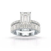 6.24 CT Classic Emerald Cut Lab Diamond Ring