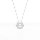 قلادة سلسلة متعددة الأشكال مرصعة بماسة مخبرية بوزن 3.67 قيراط