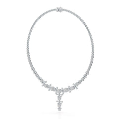 3.85 CT Lab Grown Diamond Drop Necklace