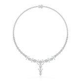 3.85 CT Lab Grown Diamond Drop Necklace Jama Jewels