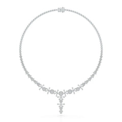 3.85 CT Lab Grown Diamond Drop Necklace Jama Jewels