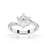 3 CT Lab Diamond Classic Solitaire Ring Jama Jewels
