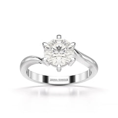 3 CT Lab Diamond Classic Solitaire Ring Jama Jewels
