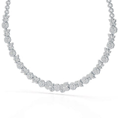 4.1 Carat Lab Diamond Petal Necklace