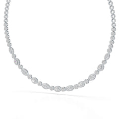 4.53 CT Marquise Cut Lab Diamond Necklace