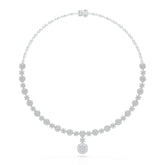 4.59 Carat Lab Grown Diamond Round Shape Necklace