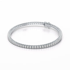 4.5 CT Round cut Lab Diamond Tennis Bracelet
