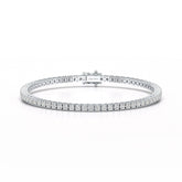 4.5 CT Round cut Lab Diamond Tennis Bracelet
