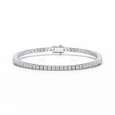 4.5 CT Round cut Lab Diamond Tennis Bracelet