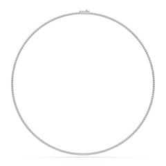 4.61 Carat Diamond Line Necklace
