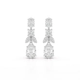 4.88 CT Lab Diamond Drop Earrings Jama Jewels