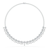 Round Cut Lab Grown Diamond 4.96 CT Elegant Choker Necklace