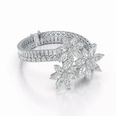 42.68 CT Multi Shape Lab Diamond Bracelet