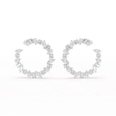 6.36 CT Multi Shape Lab Diamond Stud Earring Jama Jewels