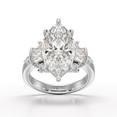 6.66 CT Marquise Cut Lab Diamond Wedding Ring - Jama Jewels