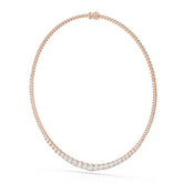 9.35 Carat Lab-Grown Diamond Riviere Necklace - Jama Jewels