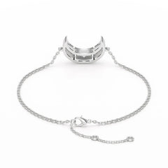1.3 CT Lab Diamond Crescent Moon Bracelet Jama Jewels