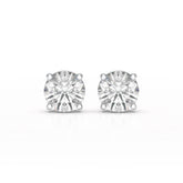 6.03 CT Lab Grown Diamond Round Earring