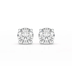 6.03 CT Lab Grown Diamond Round Earring