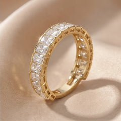 2.70 CT Radiant Eternity Diamond Ring